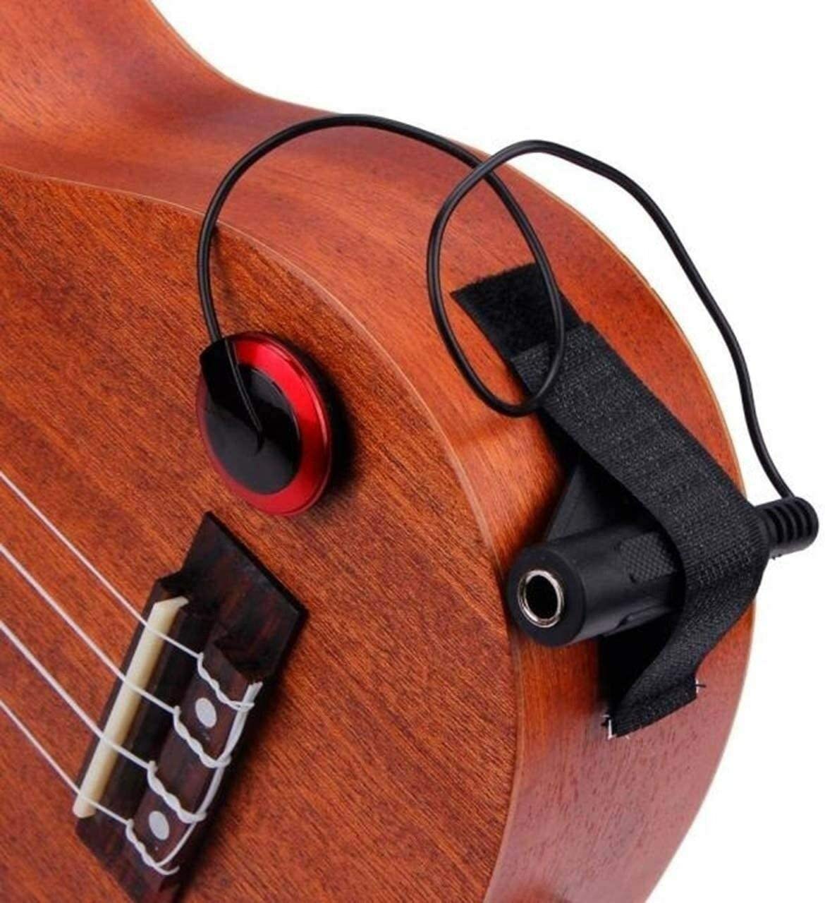 Musical Instrument Mandolin - 1 個ピエゾコンタクトマイクピックアップギターバイオリンバンジョーマンドリンウクレレ用