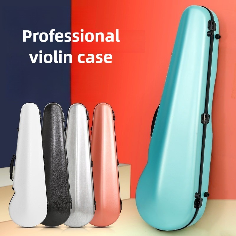 Musical Instrument Sounds - カーボンファイバーバイオリンケース落下防止衝突防止保護ケースポータブルバイオリンバッグ軽量楽器アクセサリー