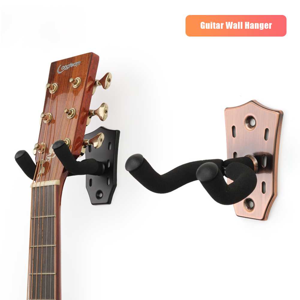 Musical Instrument Organ - ギターウクレレフック金属製アコースティックギターフックスタンド滑り止めマウント壁掛け式ギター、ベース、ギターアクセサリーに最適