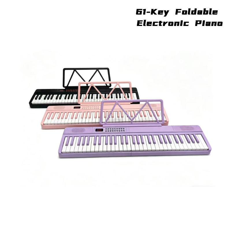 Musical Instrument Organ - 61鍵ポータブルデジタルピアノキーボード、プロフェッショナルシンセサイザー、楽器、内蔵ティーチングモード、電子キーボード