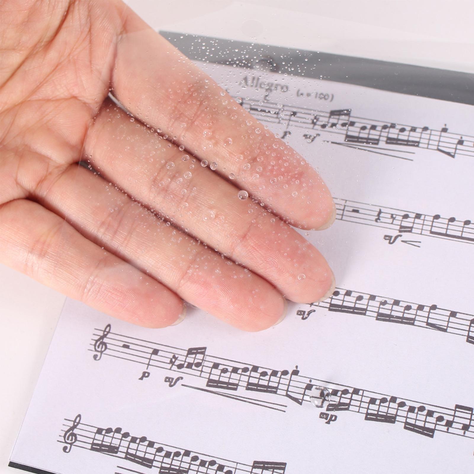 Musical Instrument Music - 楽譜フォルダー、行進バンド用、楽器用、両面収納、トランペット用、屋外での学校での演奏やステージでの使用に最適。
