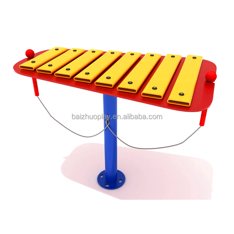 Musical Instrument Xylophone - 子供用屋外金属製シロフォンチャイム打楽器 幼稚園公園遊び場音楽教育設備