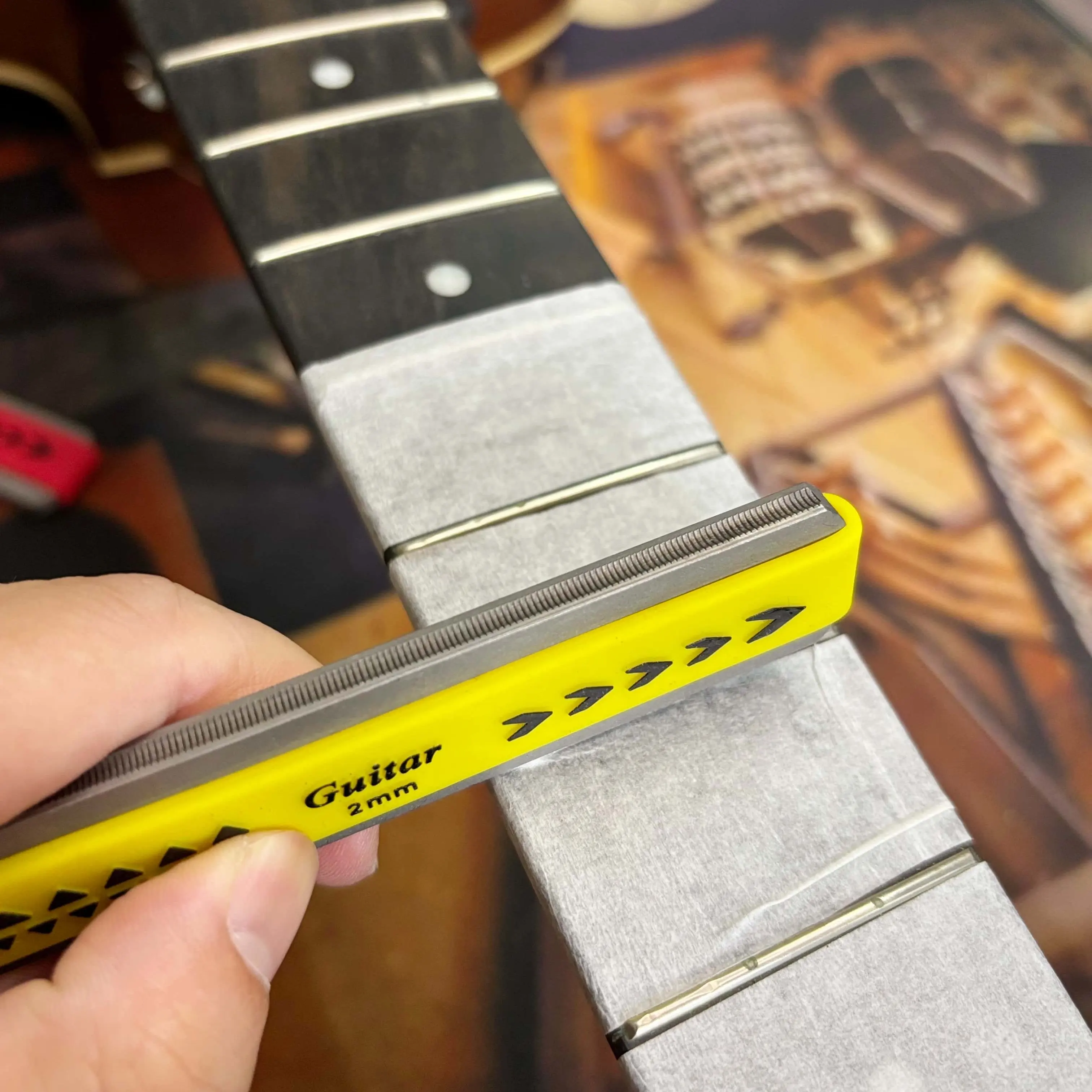 ギター ウクレレ 弦楽器 指板 フレット クラウニングファイ - Musical Instrument Organ のレビューと価格