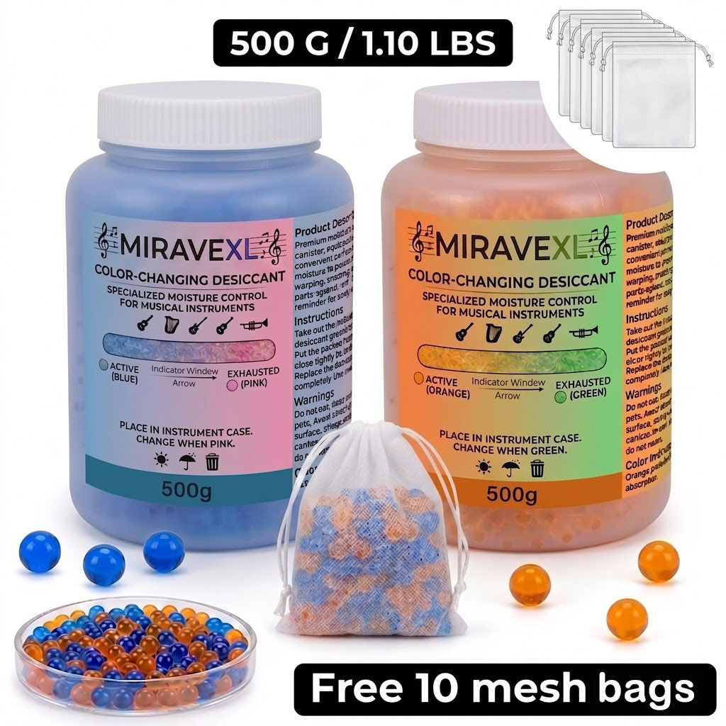MIRAVEXL カラーチェンジシリカゲル乾燥剤 500g、 - Musical Instrument Organ のレビューと価格