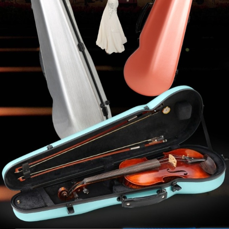 カーボンファイバーバイオリンケース落下防止衝突防止保護ケース - Musical Instrument Sounds のレビューと価格