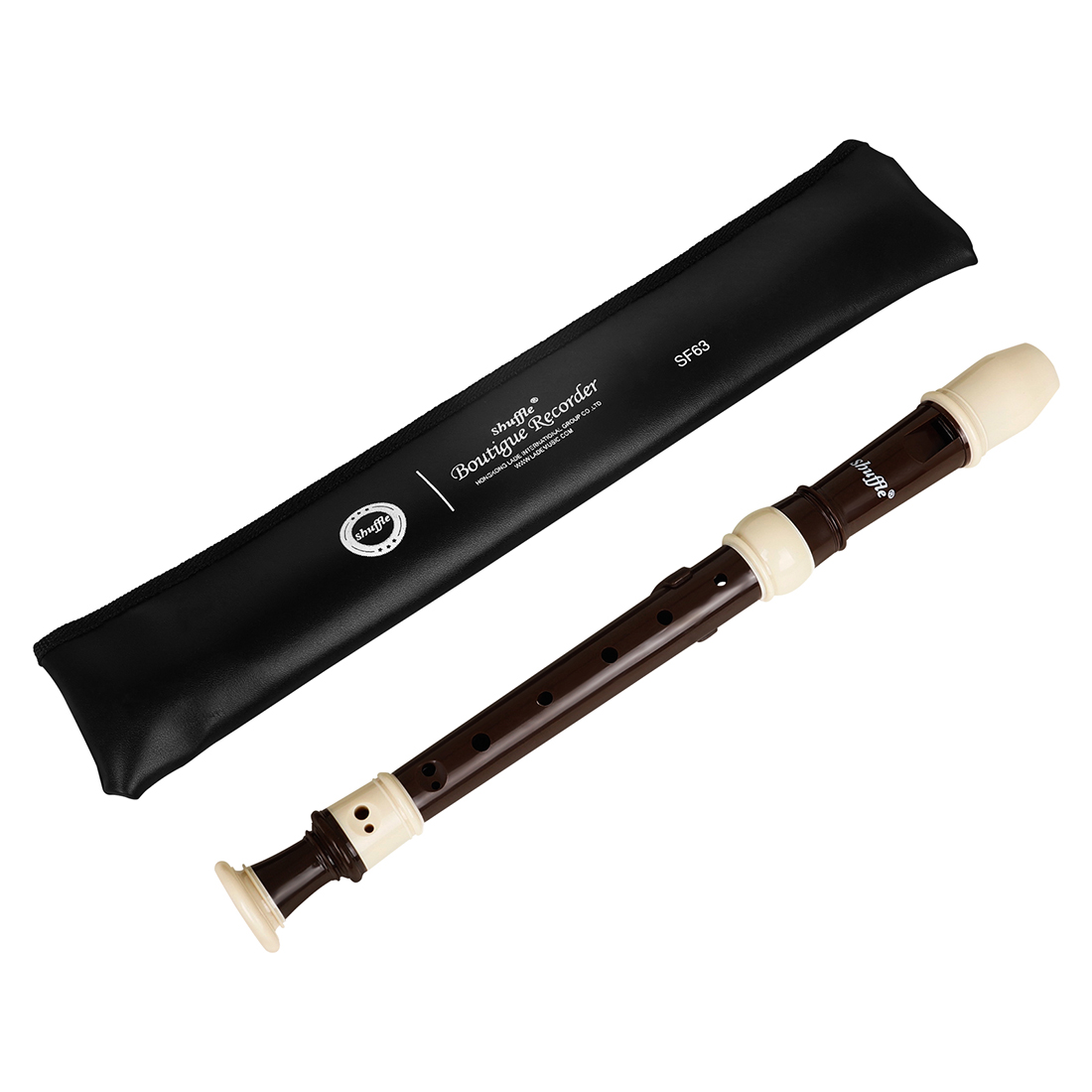 シャッフル-クリーニングスティック付き8穴レコーダー、バロッ - Recorder Baroque Style のレビューと価格