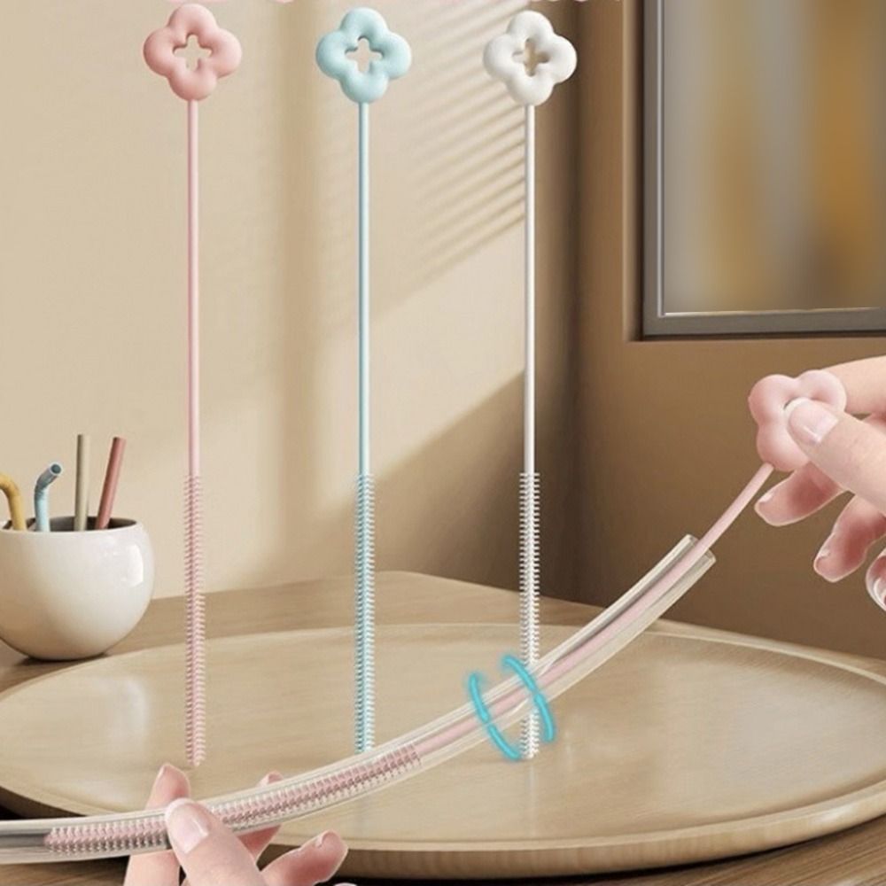 再利用可能なストロー洗浄ブラシ クリーニングツール キッチン - Musical Instrument Long のレビューと価格