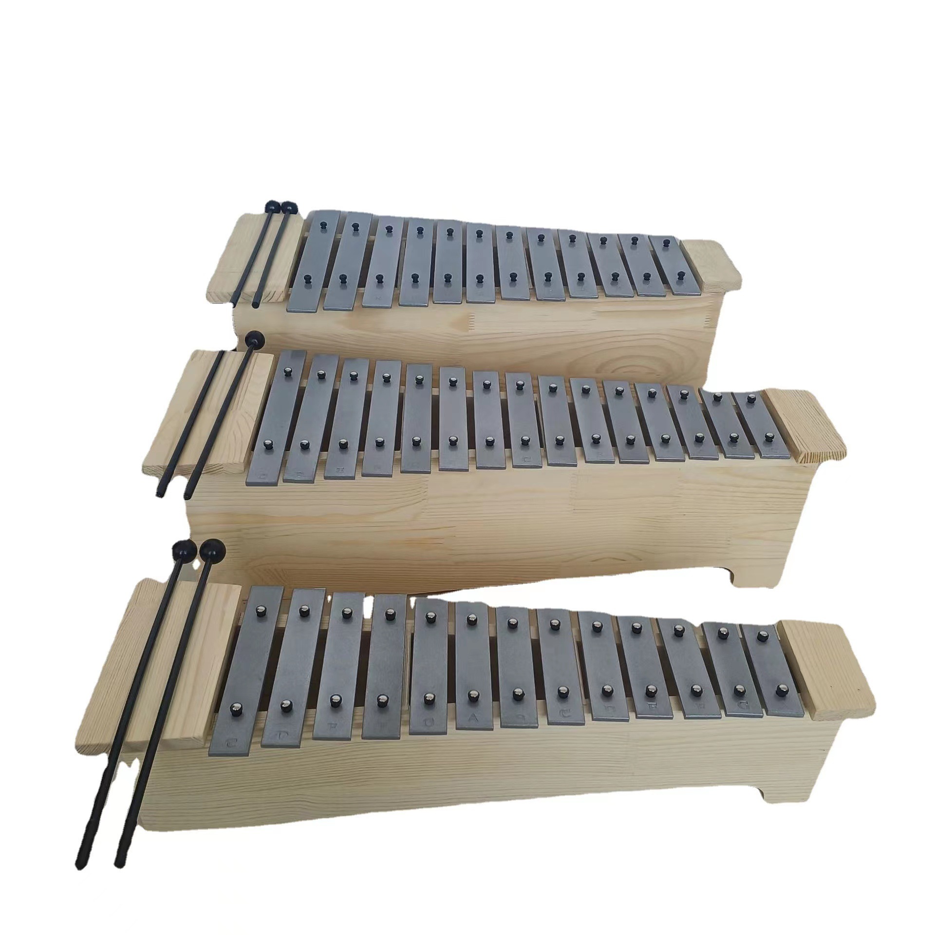 オルフ楽器、12音、13音、15音のアルミ板製木琴、高音、中 - Musical Instrument Xylophone のレビューと価格