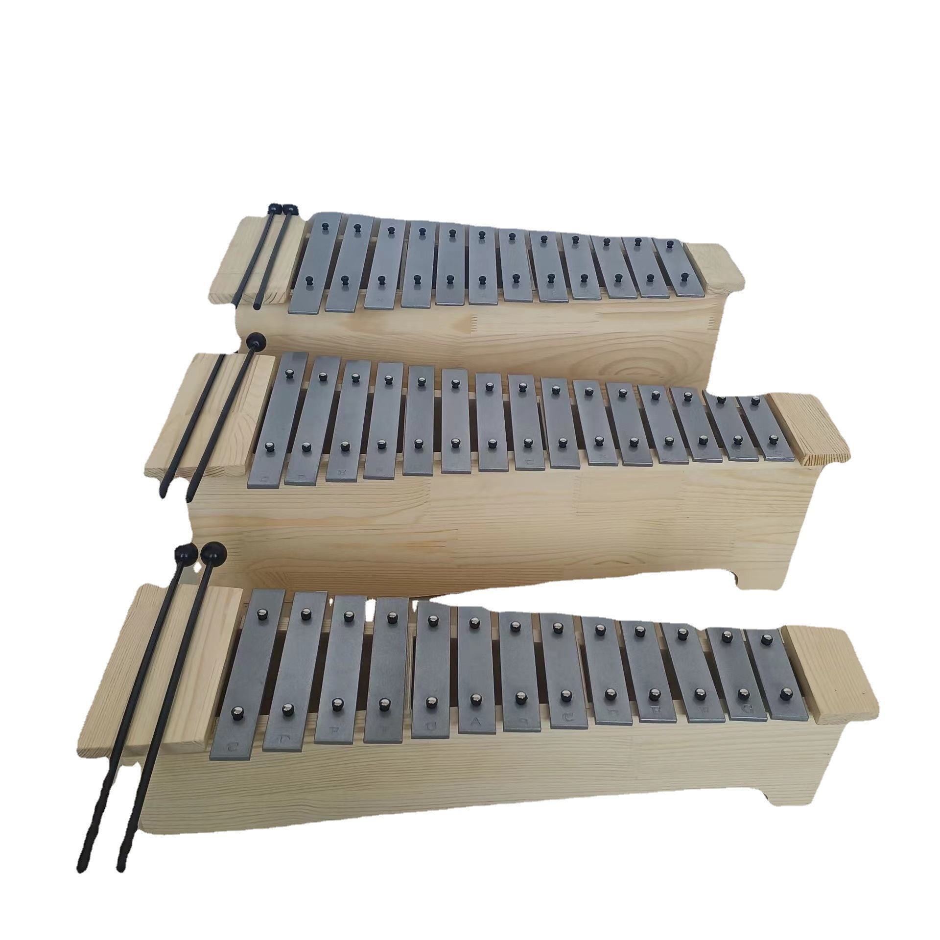オルフ楽器、12音、13音、15音のアルミ板製木琴、高音、中 - Musical Instrument Xylophone のレビューと価格