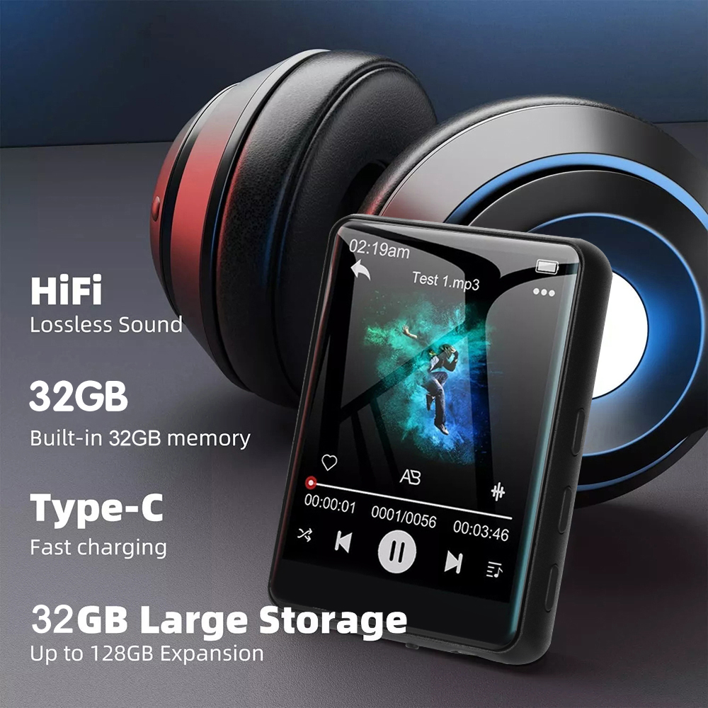 32GB 2.4インチタッチスクリーンBluetooth 5 - Musical Instrument Image のレビューと価格